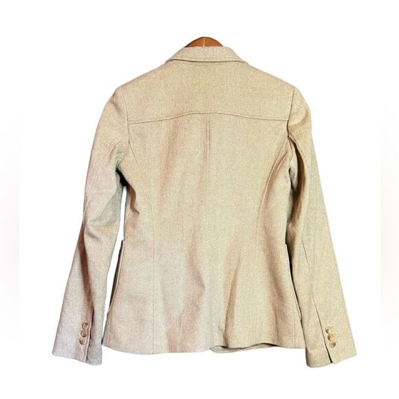 Express beige wool & cashmere blend blazer - Picture 13 of 15